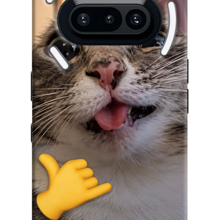 Silly Cat Call Nothing Phone 3A Hard Case Back Cover by Casekaro
