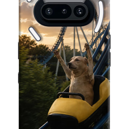 Rollercoaster Dog Nothing Phone 3A Hard Case Back Cover by Casekaro