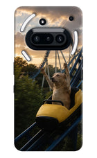 Rollercoaster Dog Nothing Phone 3A Hard Case Back Cover by Casekaro