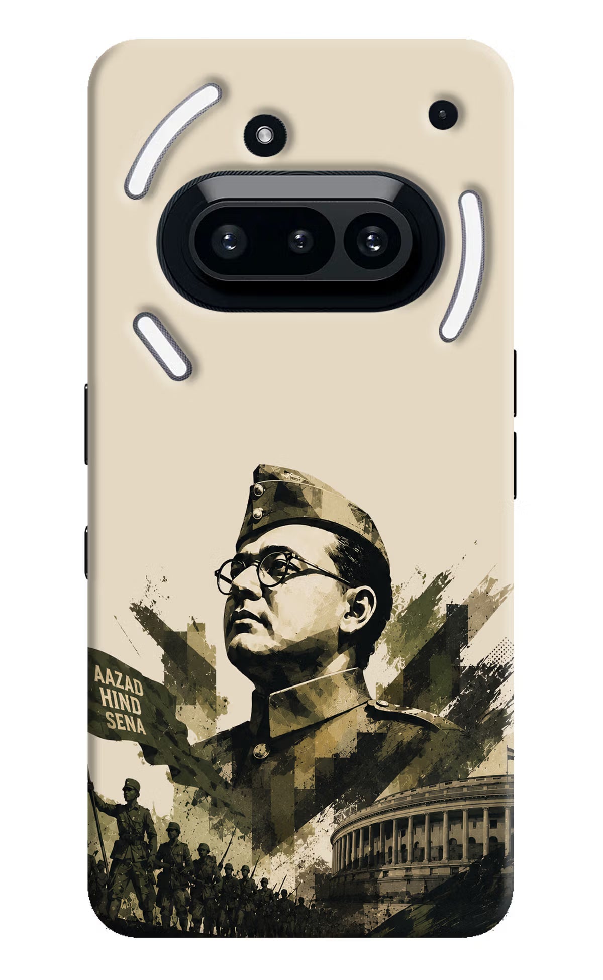 Netaji Rising Nothing Phone 3A Back Cover