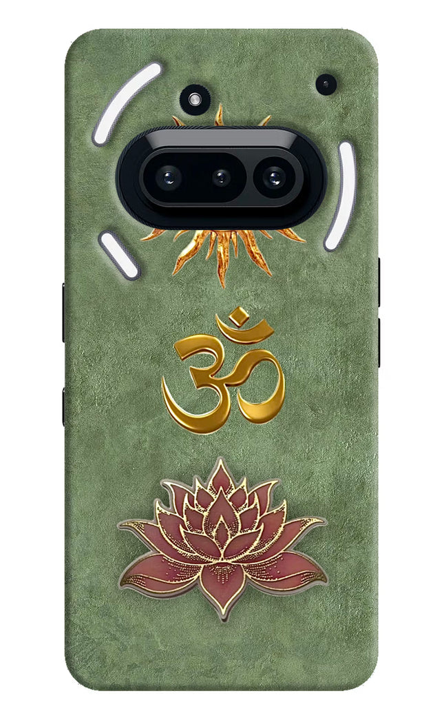 Om & Lotus Nothing Phone 3A Back Cover
