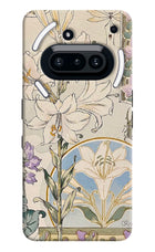 White Lily Nothing Phone 3A Hard Case Back Cover by Casekaro