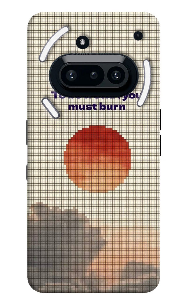 Pixel Sun Nothing Phone 3A Hard Case Back Cover by Casekaro