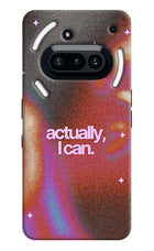 Pink Aura Nothing Phone 3A Hard Case Back Cover by Casekaro