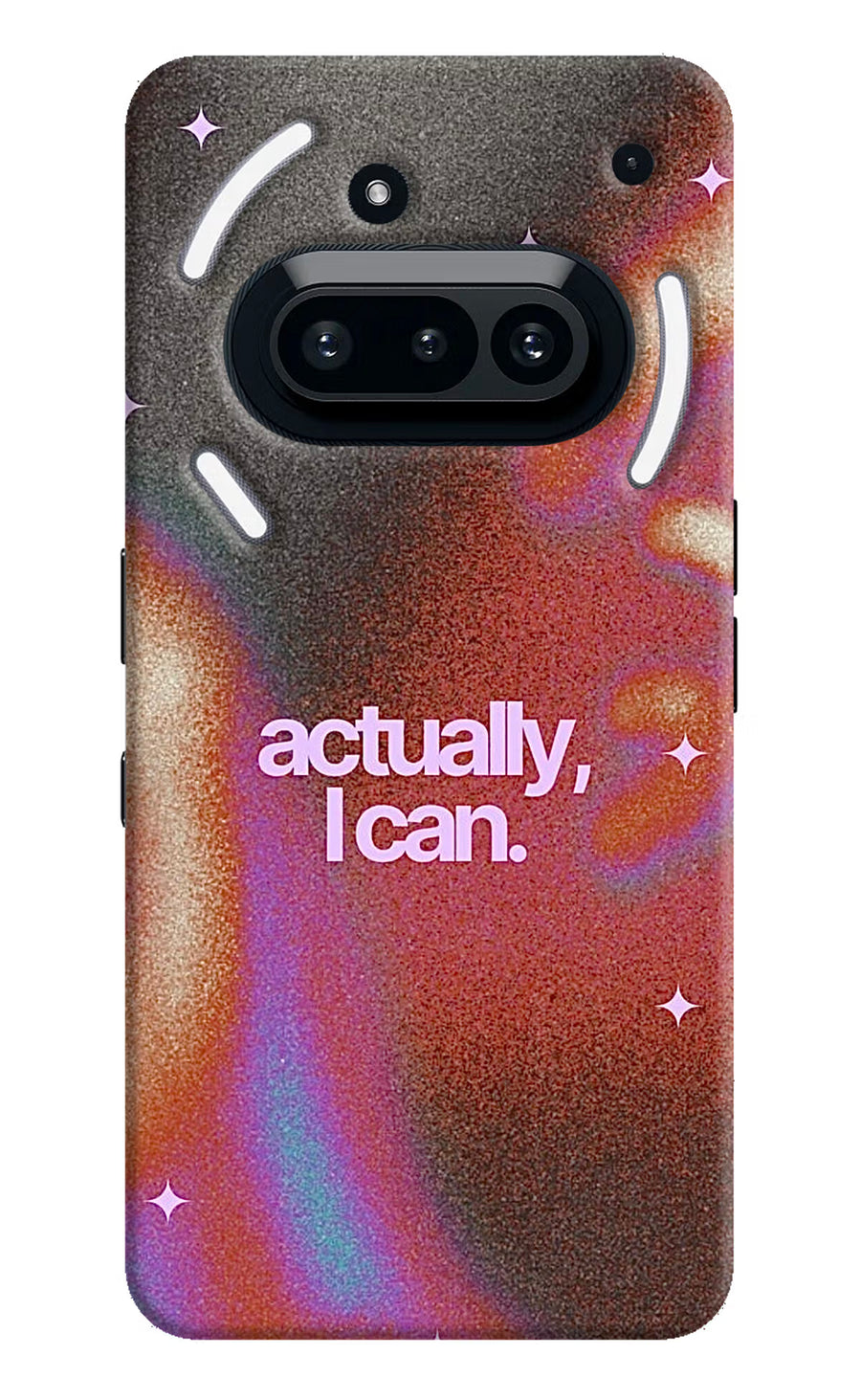 Pink Aura Nothing Phone 3A Back Cover, Hard case