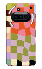 Wavy Grid Nothing Phone 3A Hard Case Back Cover by Casekaro