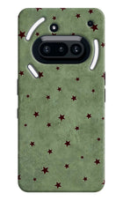 Green Stars Nothing Phone 3A Hard Case Back Cover by Casekaro