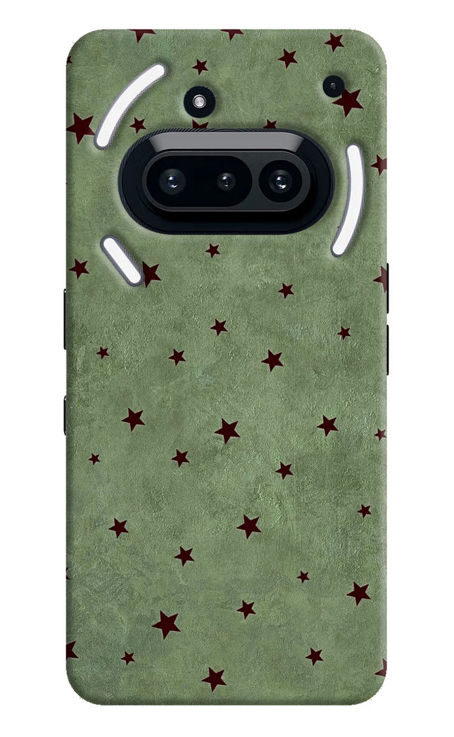 Green Stars Nothing Phone 3A Hard Case Back Cover by Casekaro