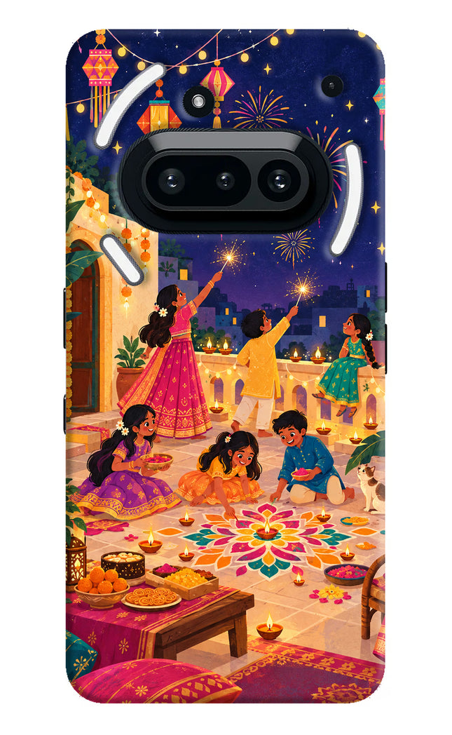 Diwali Night Nothing Phone 3A Hard Case Back Cover by Casekaro