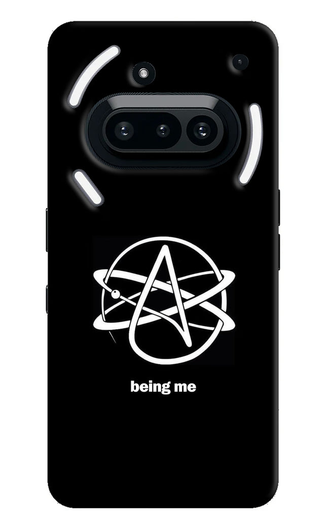 Atheist Symbol Nothing Phone 3A Hard Case Back Cover by Casekaro