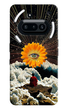 Cosmic Flower Nothing Phone 3A Hard Case Back Cover by Casekaro