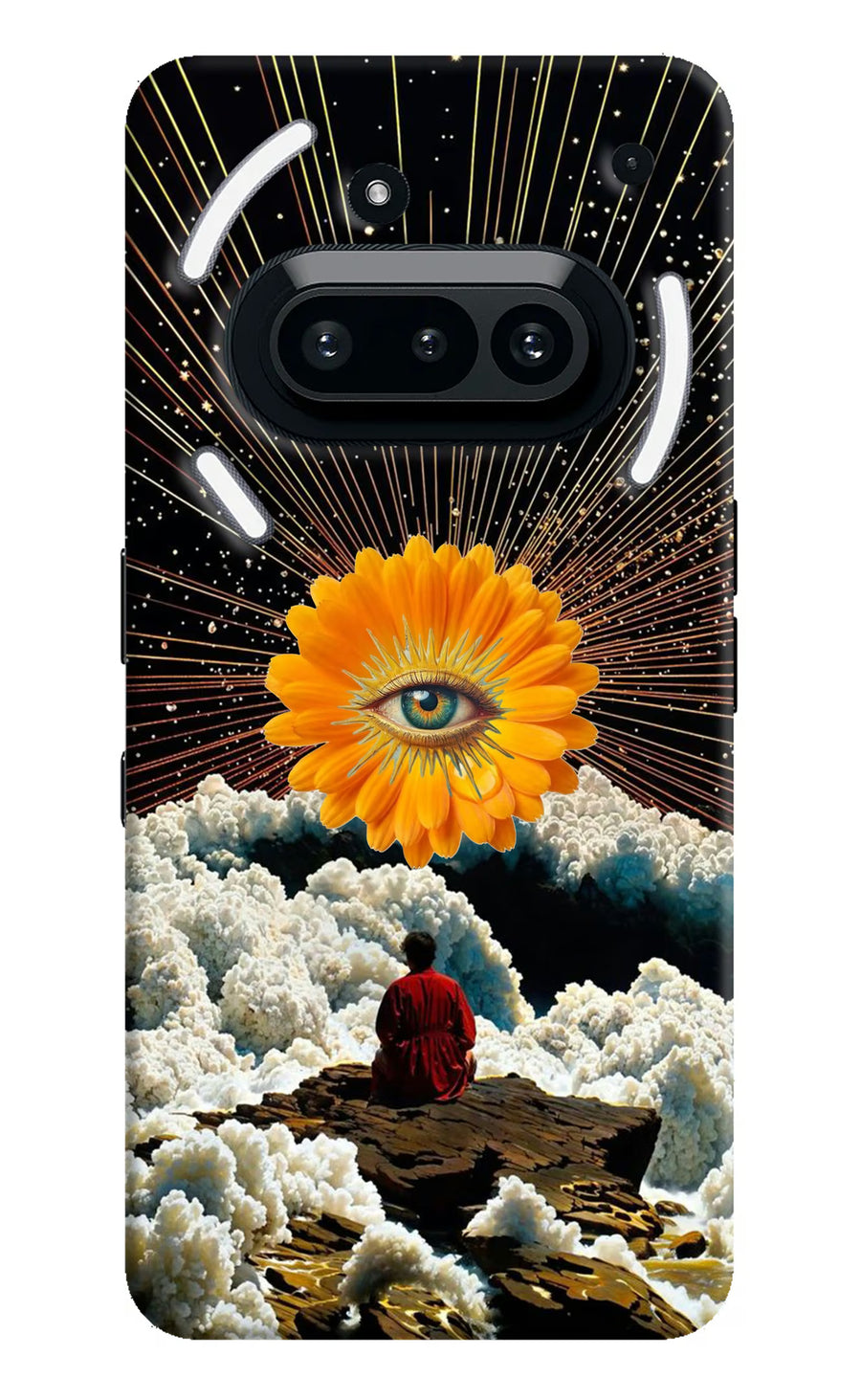 Cosmic Flower Nothing Phone 3A Back Cover, Hard case