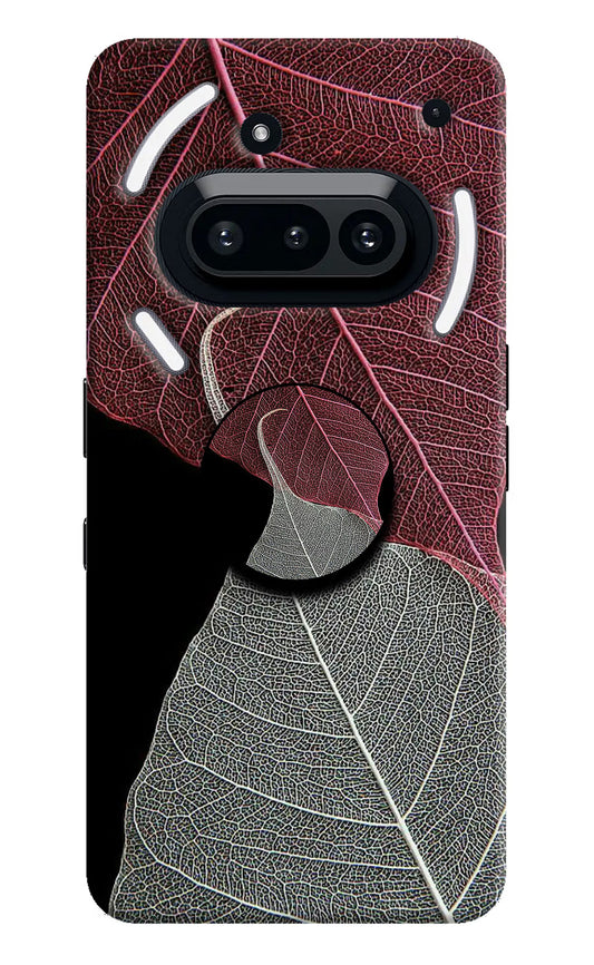 Leaf Pattern Nothing Phone 3A Pop Case by Casekaro