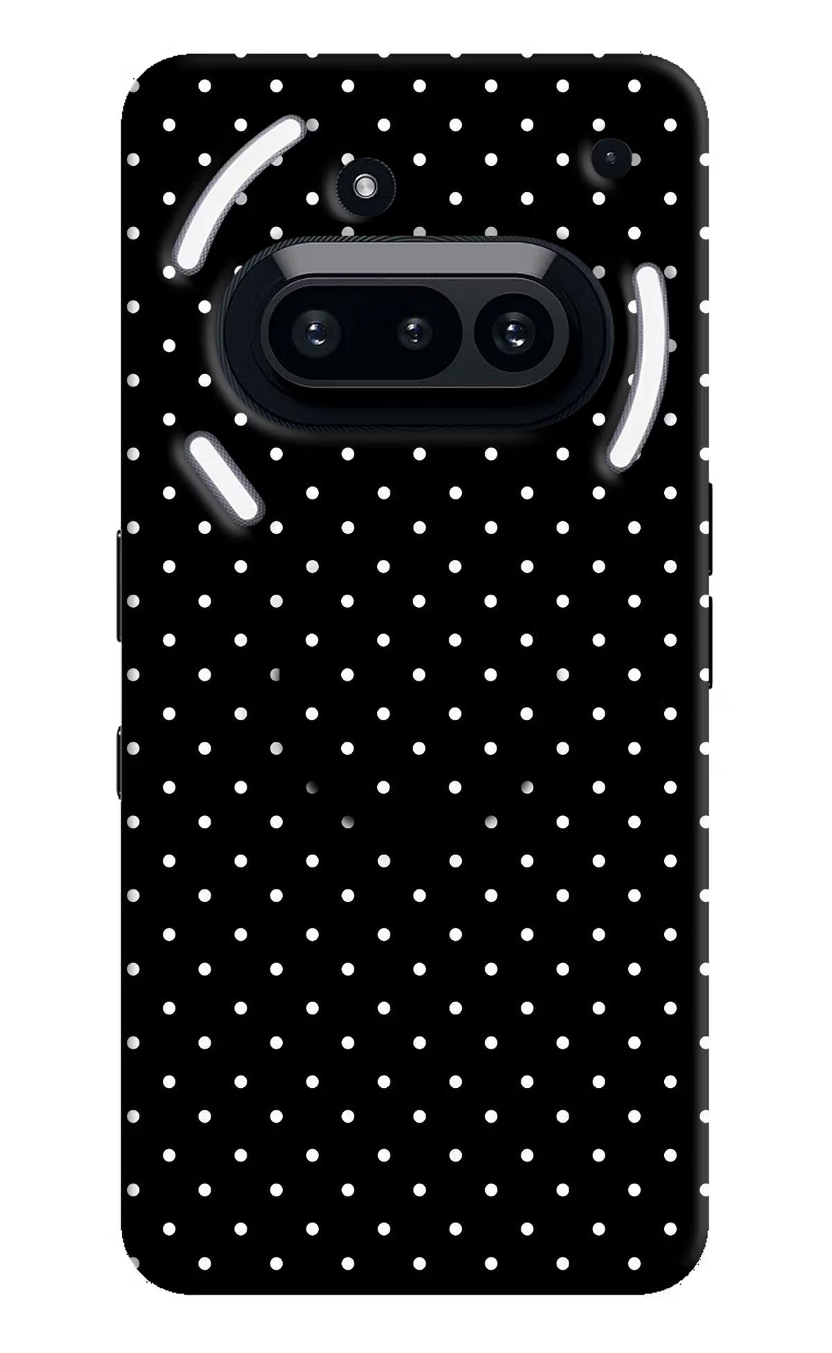 White Dots Nothing Phone 3A Pop Case by Casekaro