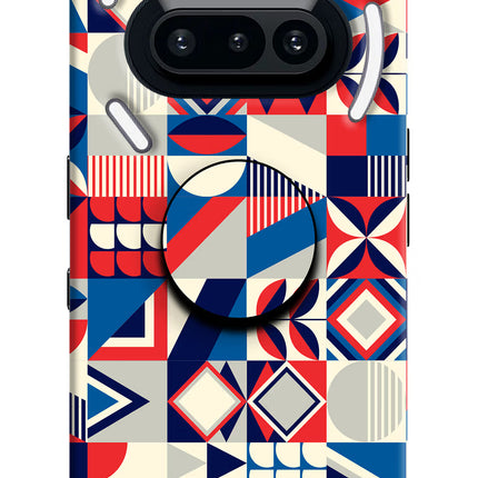 Colorful Pattern Nothing Phone 3A Pop Case by Casekaro