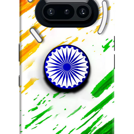 Indian Flag Ashoka Chakra Nothing Phone 3A Pop Case by Casekaro