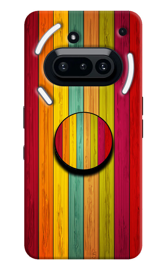 Multicolor Wooden Nothing Phone 3A Pop Case by Casekaro