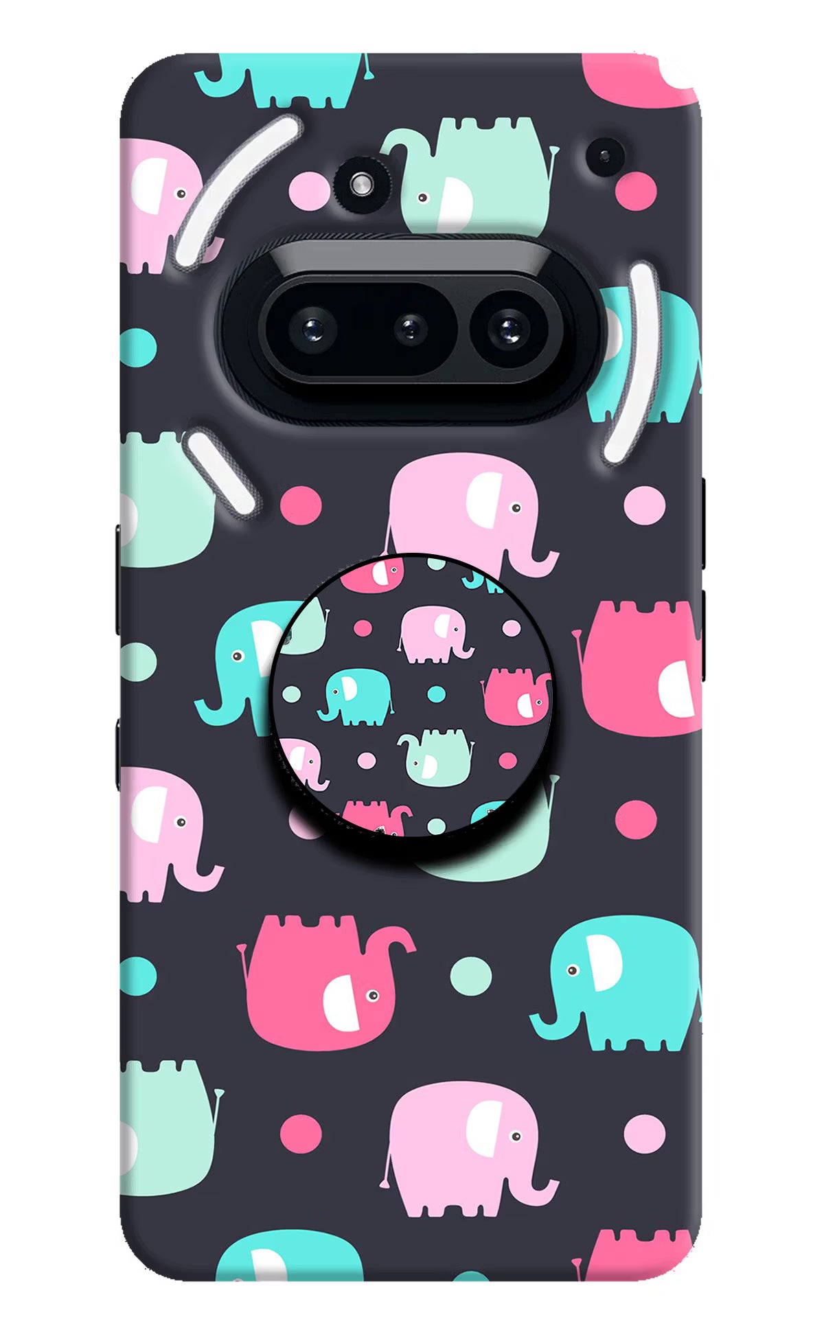 Baby Elephants Nothing Phone 3A Pop Case by Casekaro