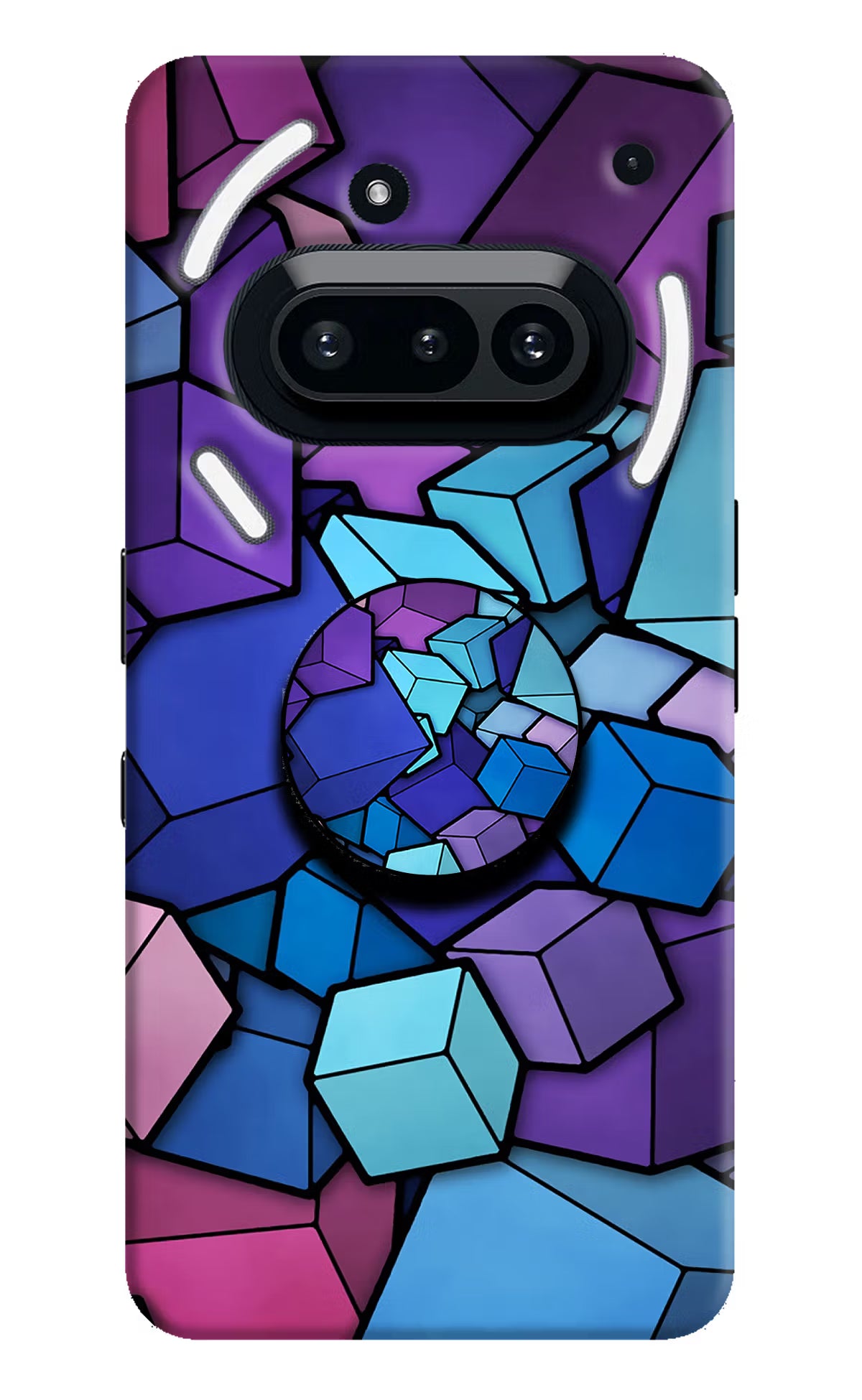 Cubic Abstract Nothing Phone 3A Pop Case by Casekaro