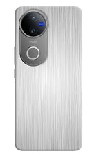 Wooden Grey Texture Vivo V50 5G Hard Case Back Cover by Casekaro