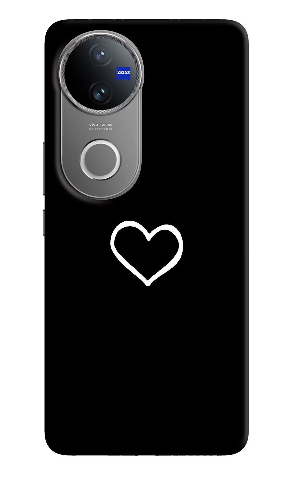Heart Vivo V50 5G Hard Case Back Cover by Casekaro