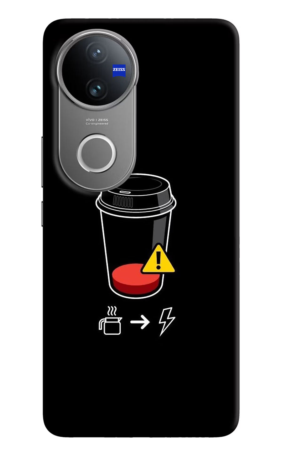 Coffee Vivo V50 5G Back Cover, Hard case