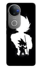 Goku Shadow Vivo V50 5G Hard Case Back Cover by Casekaro