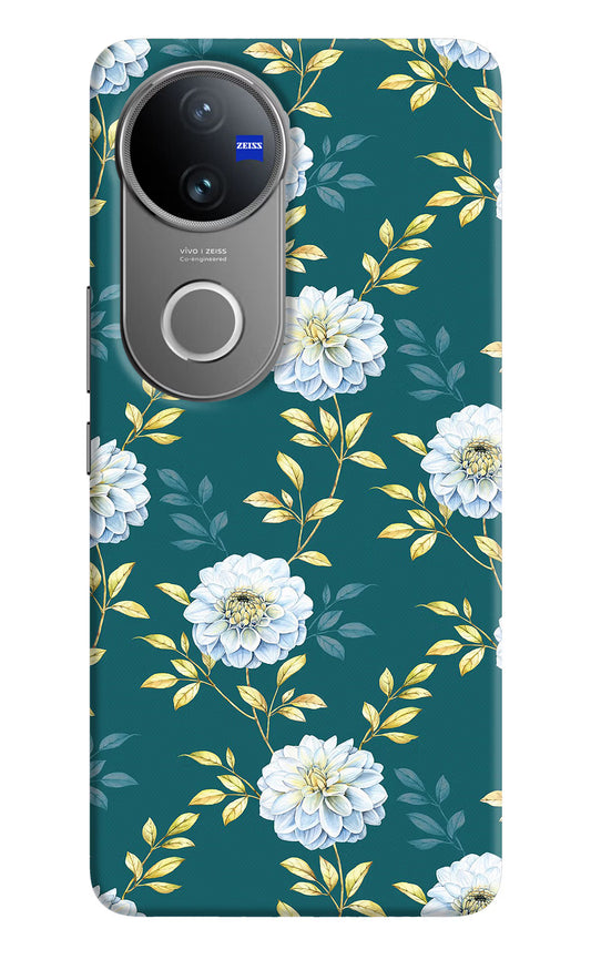 Flowers Vivo V50 5G Hard Case Back Cover by Casekaro