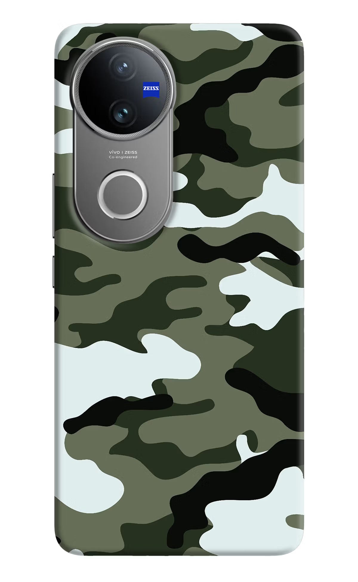 Camouflage Vivo V50 5G Hard Case Back Cover by Casekaro
