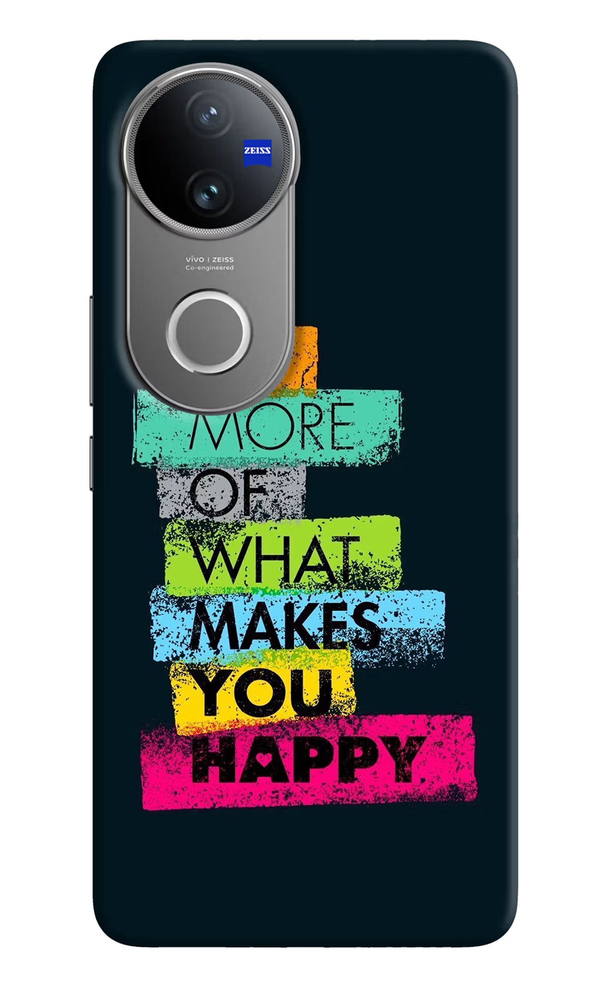 Do More Of What Makes You Happy Vivo V50 5G Hard Case Back Cover by Casekaro
