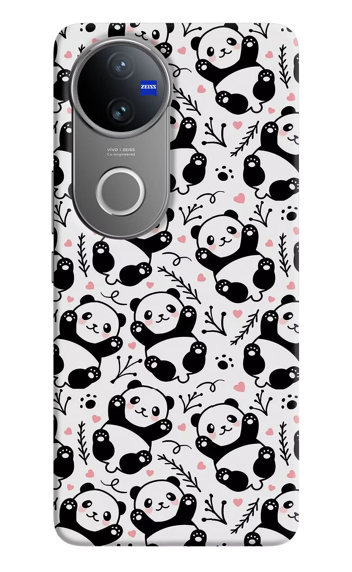 Cute Panda Vivo V50 5G Hard Case Back Cover by Casekaro