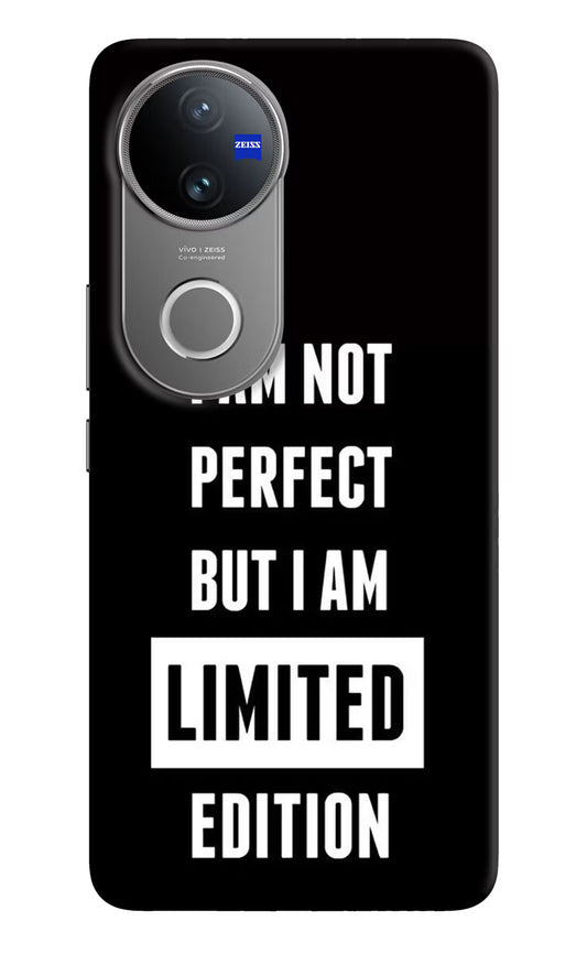 I Am Not Perfect But I Am Limited Edition Vivo V50 5G Hard Case Back Cover by Casekaro