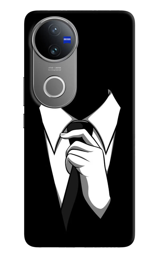 Black Tie Vivo V50 5G Hard Case Back Cover by Casekaro