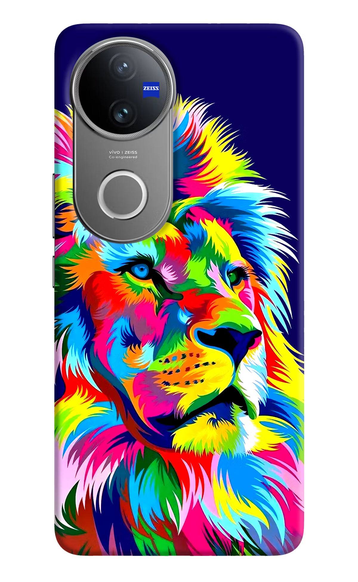 Vector Art Lion Vivo V50 5G Hard Case Back Cover by Casekaro