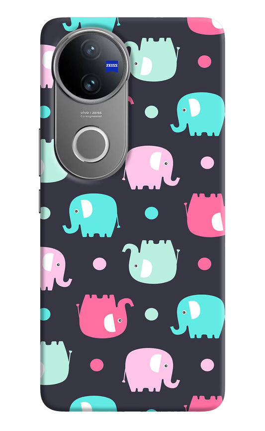 Elephants Vivo V50 5G Hard Case Back Cover by Casekaro