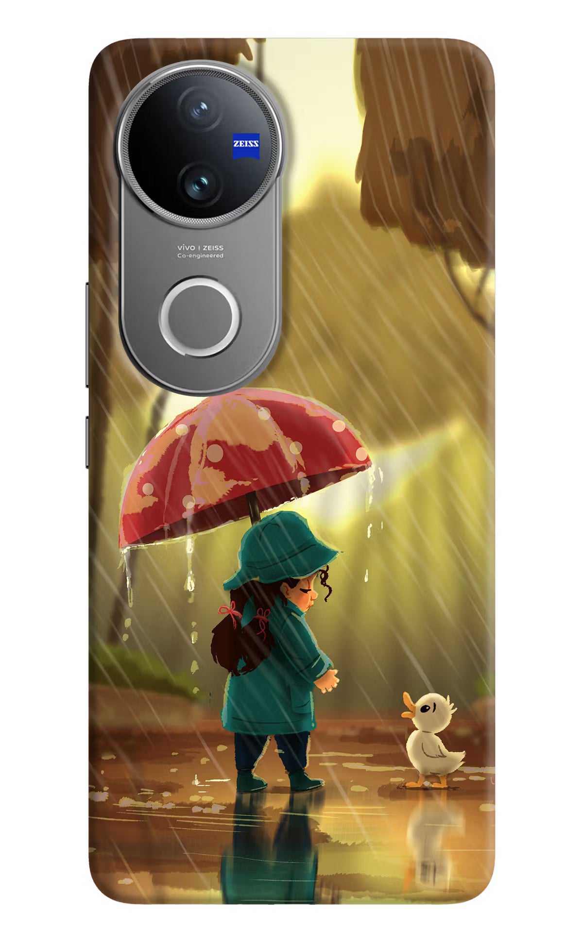 Rainy Day Vivo V50 5G Hard Case Back Cover by Casekaro