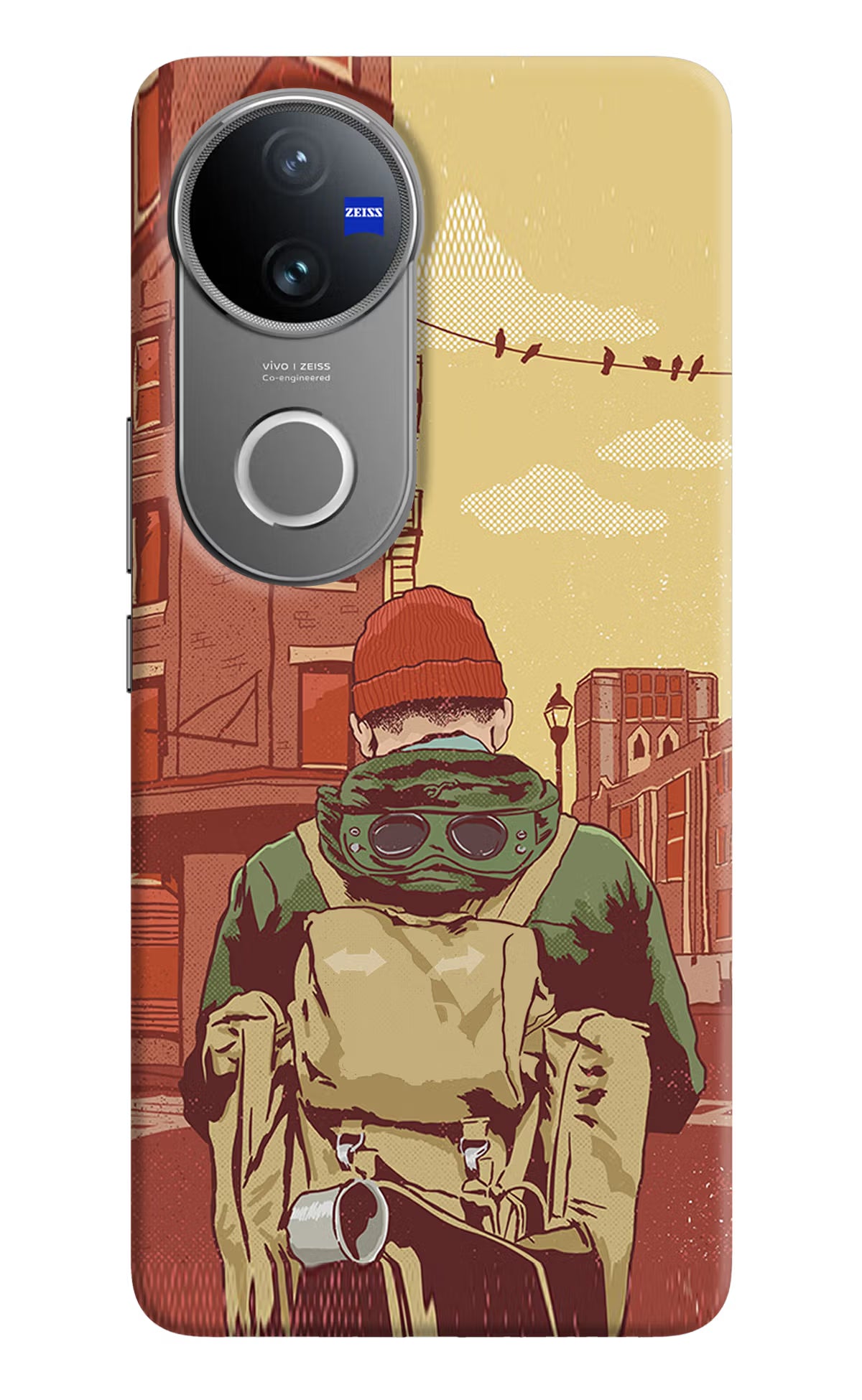 Adventurous Vivo V50 5G Hard Case Back Cover by Casekaro