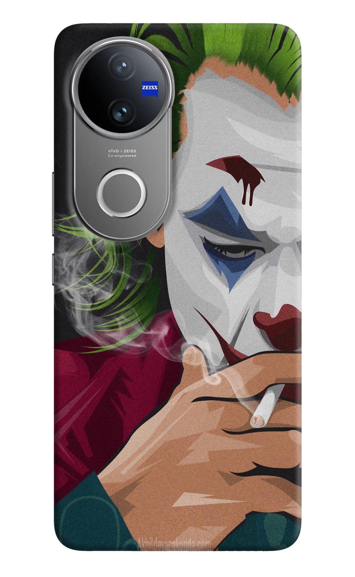 Joker Smoking Vivo V50 5G Hard Case Back Cover by Casekaro
