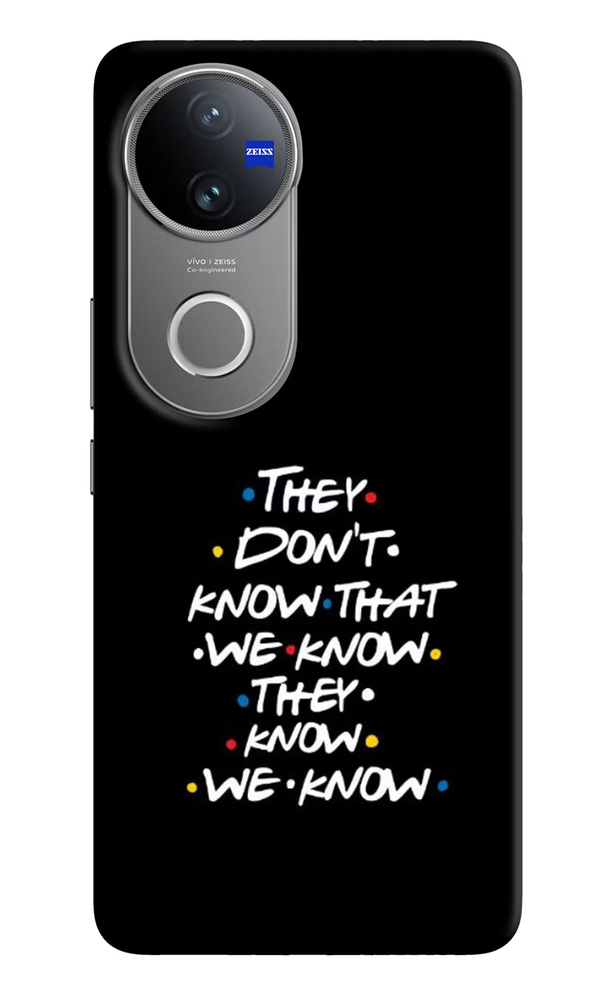 FRIENDS Dialogue Vivo V50 5G Hard Case Back Cover by Casekaro