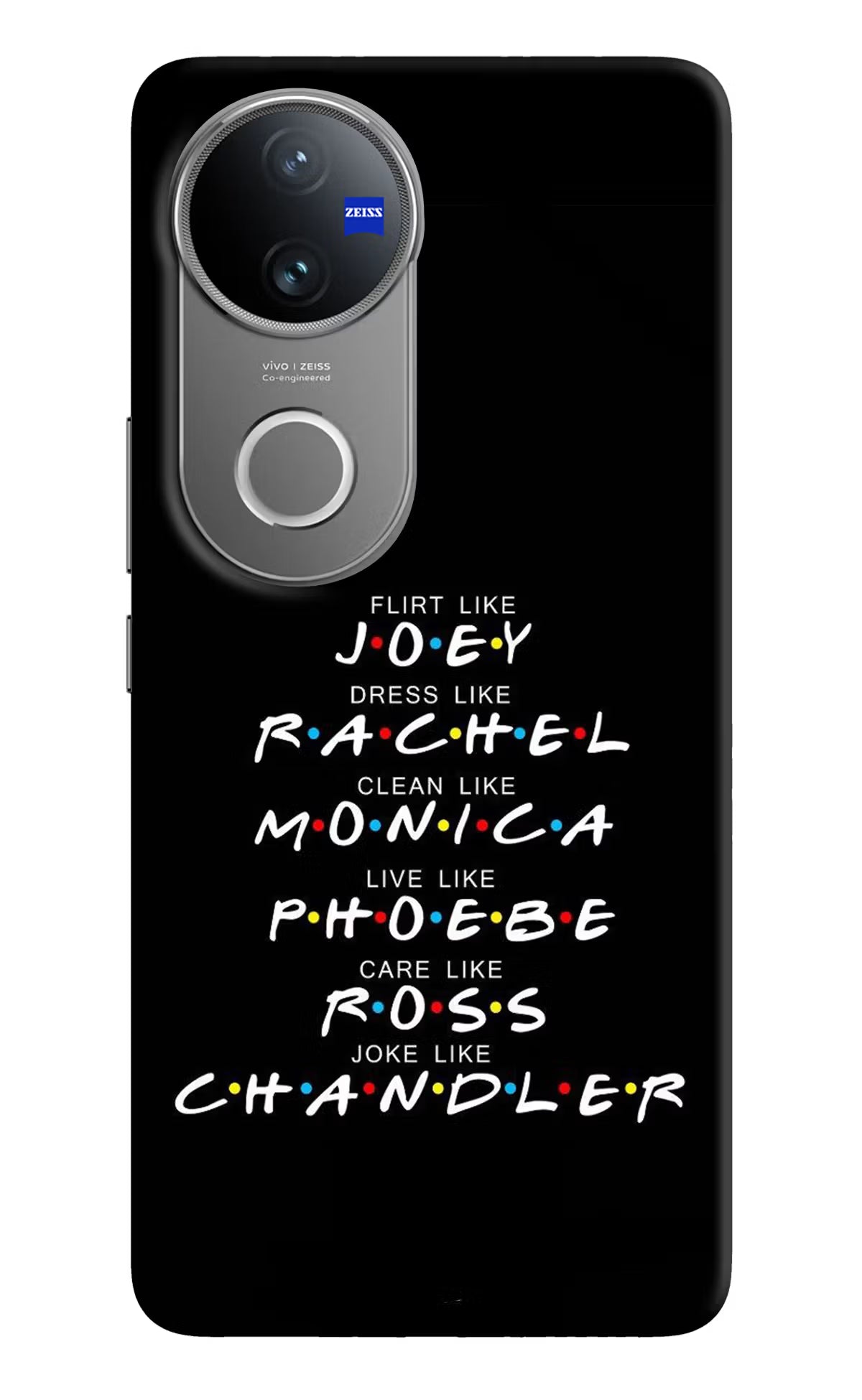 FRIENDS Character Vivo V50 5G Hard Case Back Cover by Casekaro