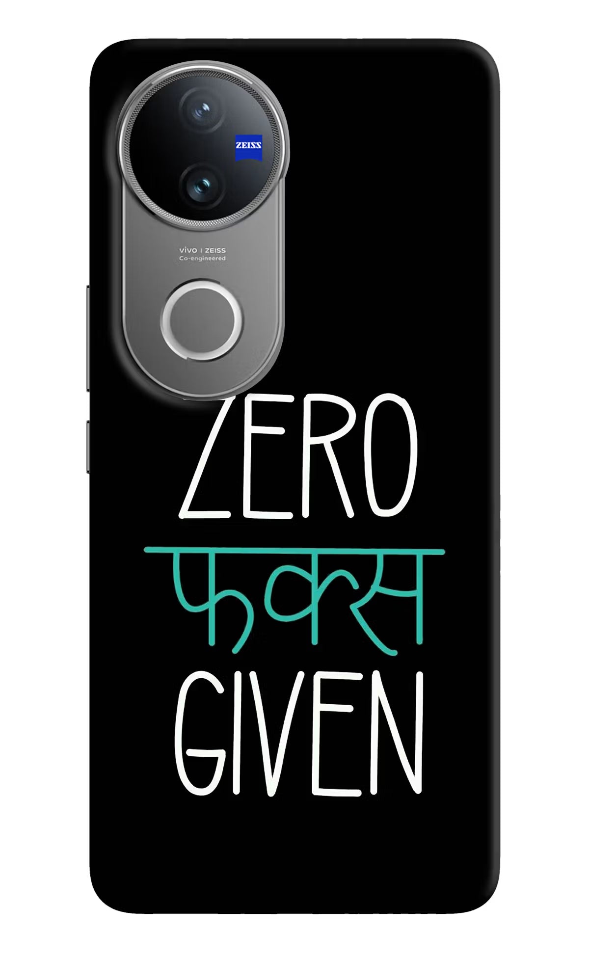 Zero Fucks Given Vivo V50 5G Hard Case Back Cover by Casekaro
