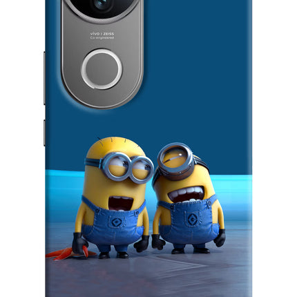 Minion Laughing Vivo V50 5G Hard Case Back Cover by Casekaro