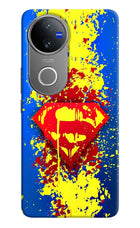 Superman logo Vivo V50 5G Hard Case Back Cover by Casekaro