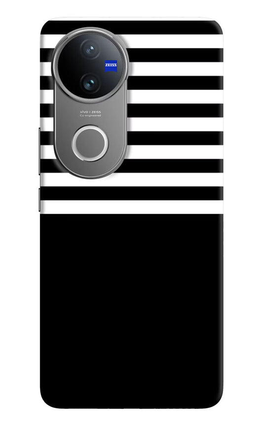Black and White Print Vivo V50 5G Hard Case Back Cover by Casekaro