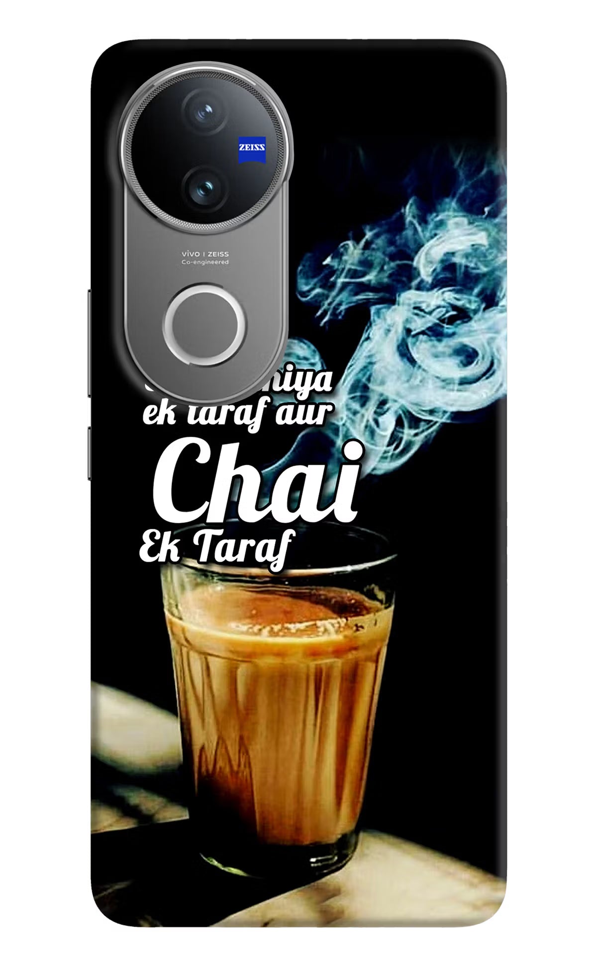 Chai Ek Taraf Quote Vivo V50 5G Hard Case Back Cover by Casekaro