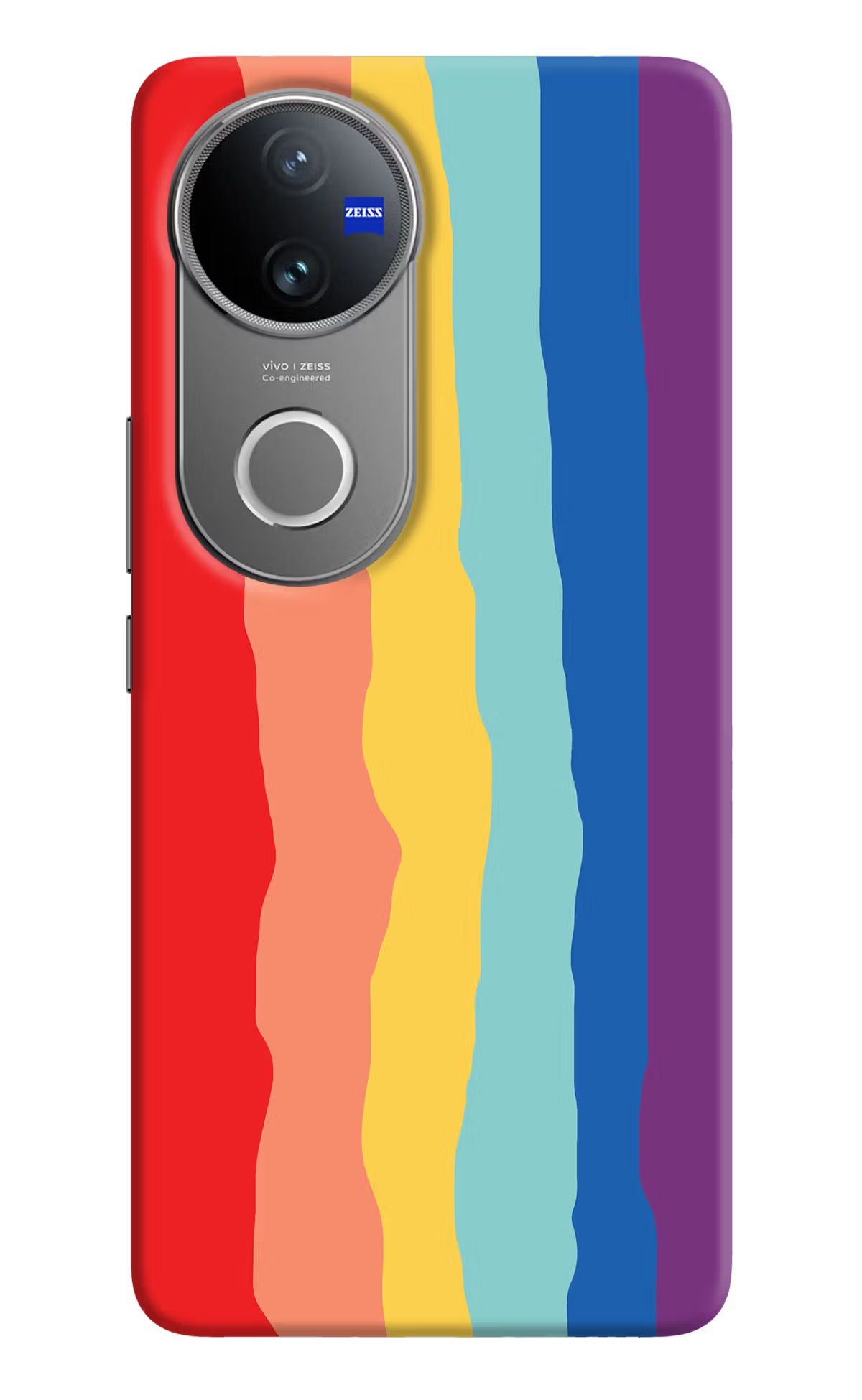 Rainbow Vivo V50 5G Hard Case Back Cover by Casekaro