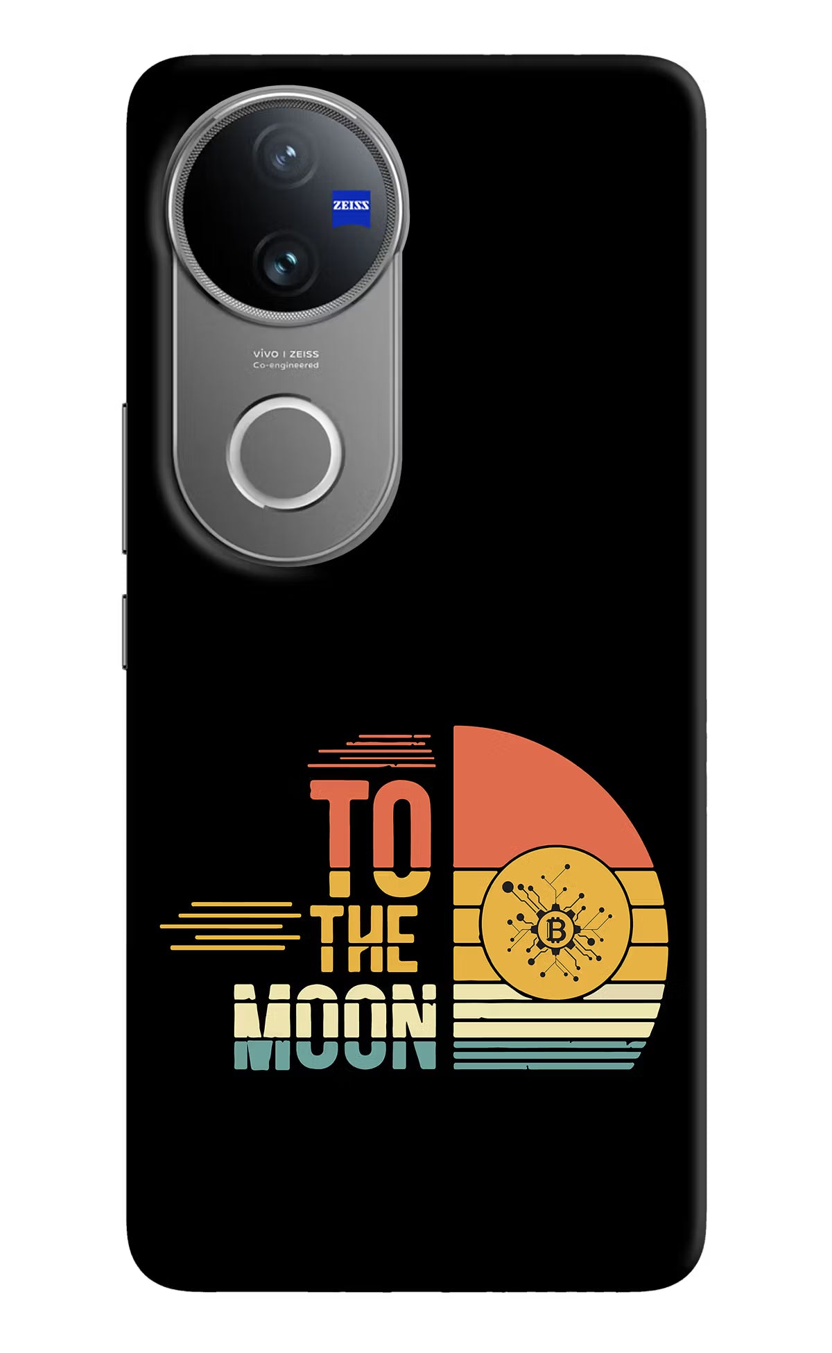 To the Moon Vivo V50 5G Hard Case Back Cover by Casekaro
