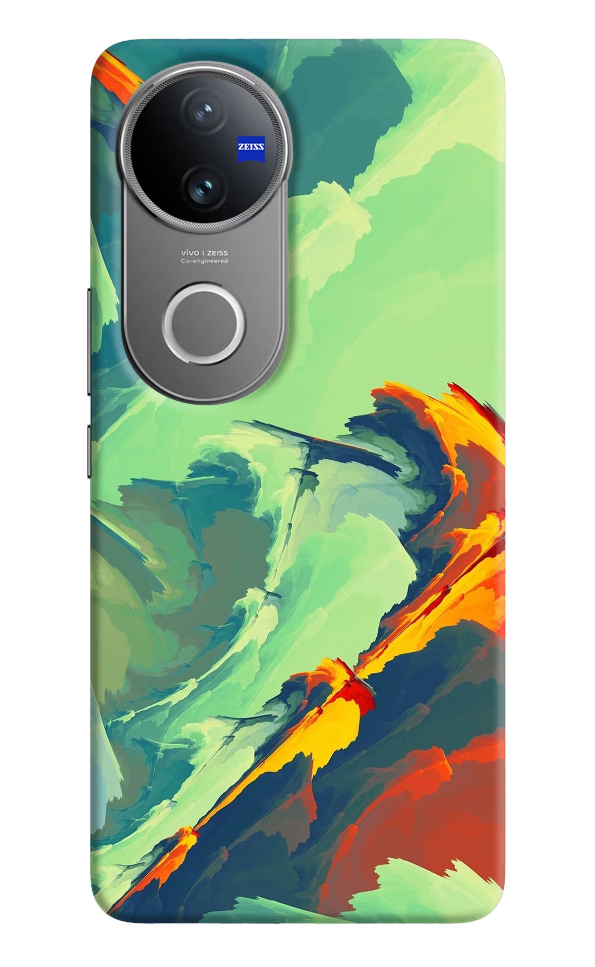 Paint Art Vivo V50 5G Hard Case Back Cover by Casekaro