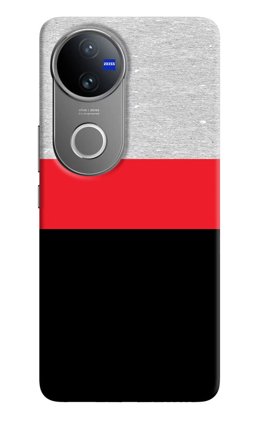 Tri Color Pattern Vivo V50 5G Hard Case Back Cover by Casekaro