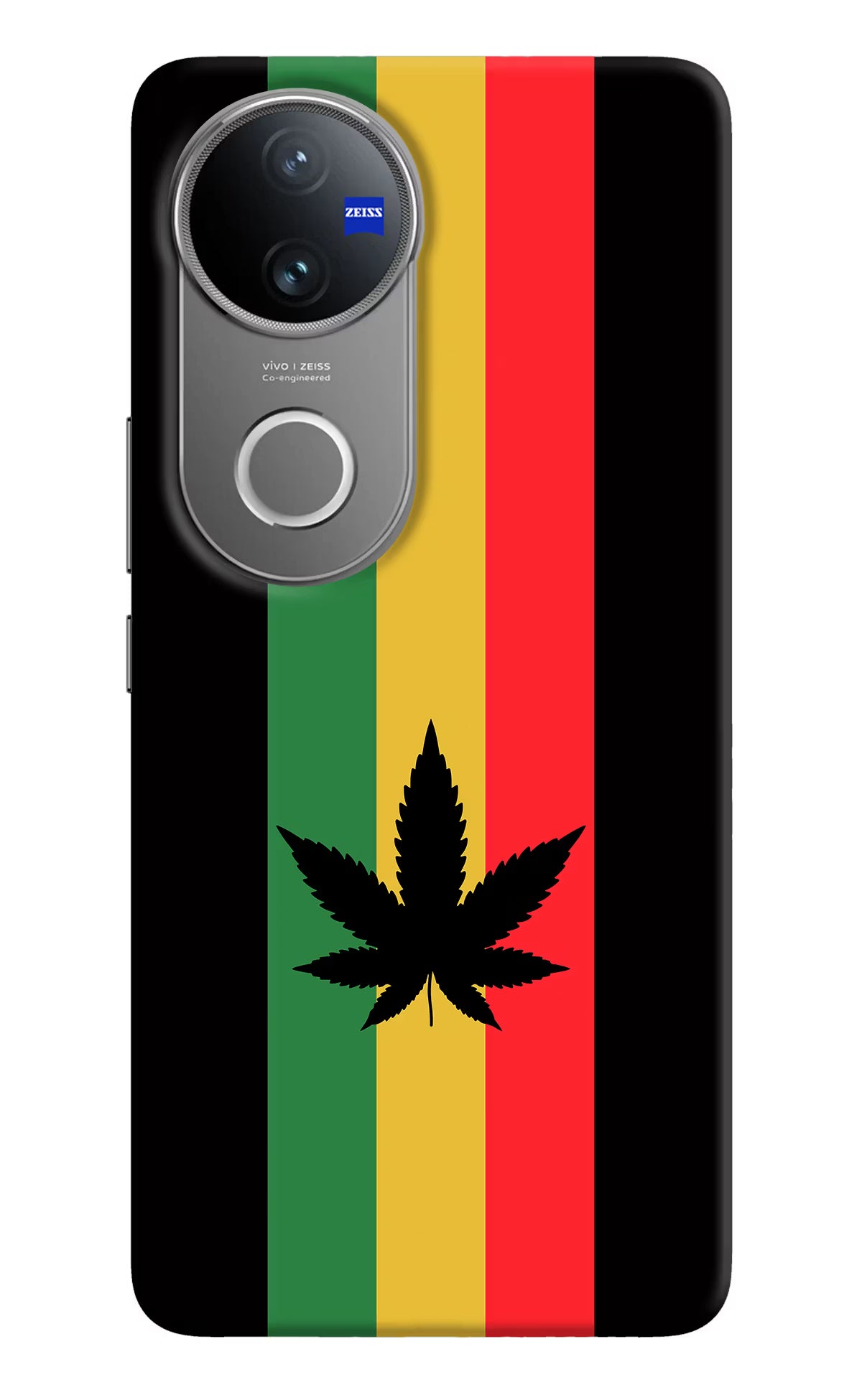 Weed Flag Vivo V50 5G Hard Case Back Cover by Casekaro